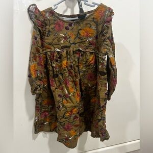 BOGO free

Art Class Green Ruffled Tiered Off Shoulder Dress